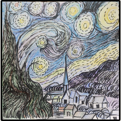 Show details for The Starry Night Picture of The Starry Night